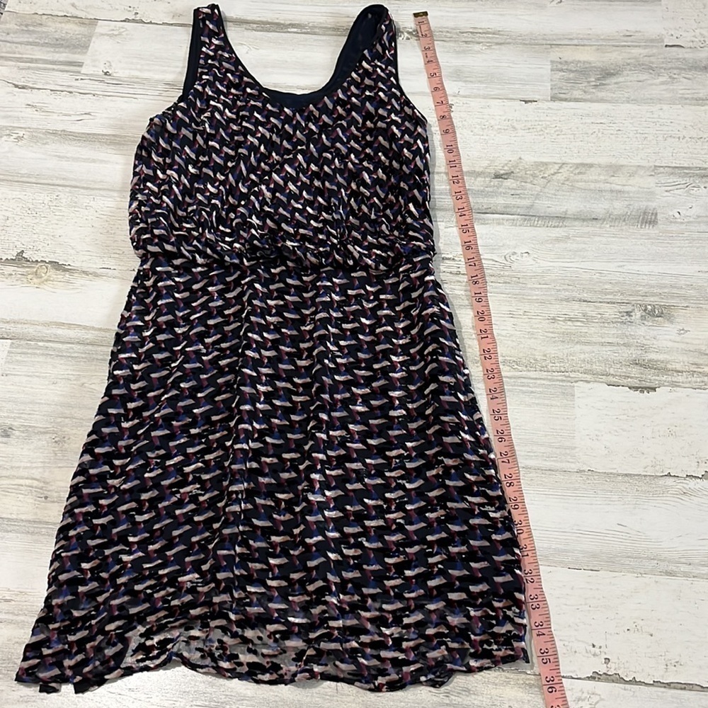 Marc By Marc Jacobs Velvet Devore Puzzle Dress Size 2 - Picture 12 of 13